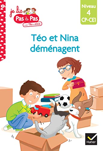 Je lis pas à pas avec téo et nina T.41 : Téo et Nina déménagent